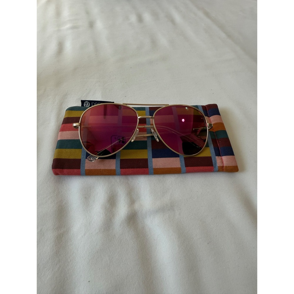 Peepers Ultraviolet Sun Aviator Reading Sunglasses Pink Gold +2.50 2471R250